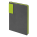 Ежедневник Flexy Star Sivilia Grey Edition Color А5 серо-желтый, недатированный в гибкой обложке