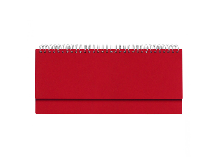Планинг Alfa Soft 325*130 мм, красный, недатированный, в твердой обложке