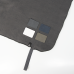 Шеврон Rectangle Cowhide размер 50*70 мм, белый, со скругленными углами