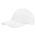 Кепка 6-панельная Oxford 300, c белым сендвичем, черная