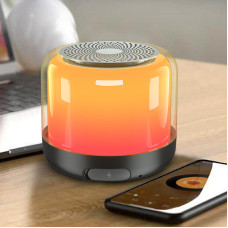 Колонка беспроводная MyTone Light Sound со светомузыкой, черная