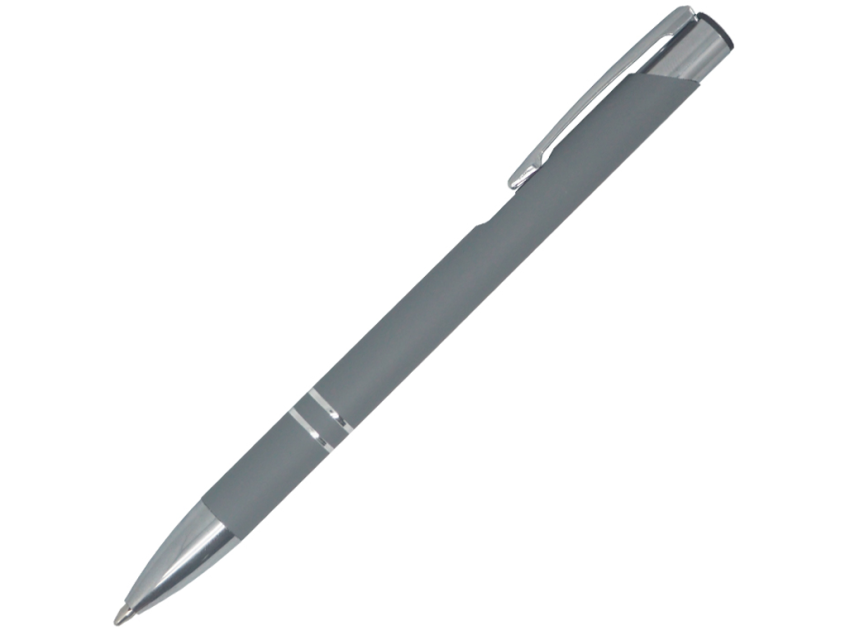 Ручка шариковая, Legend Soft Touch Mirror Silver Requis, серая