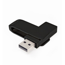 Флеш накопитель Bergamo, USB 2.0 16GB, металл, черный