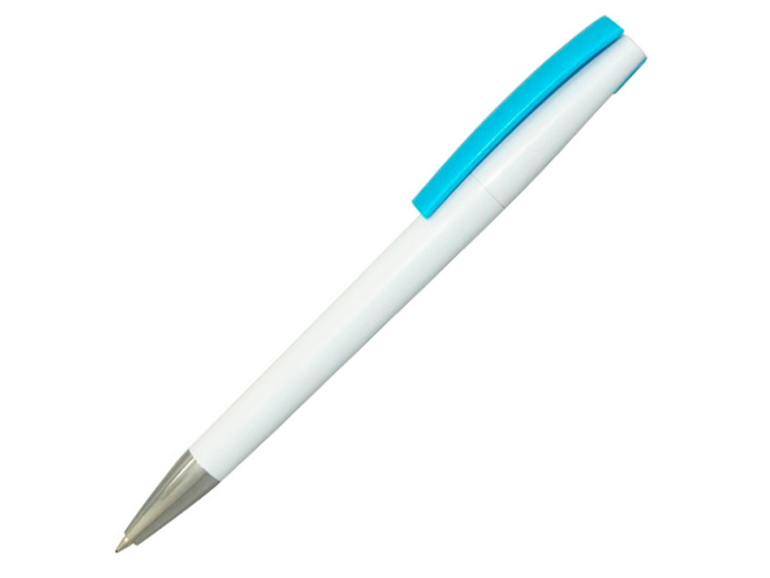 Ручка шариковая, пластиковая, белая/голубой, Z-PEN