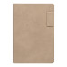Ежедневник Flexy Tenero Suede A5, синий, недатированный, в гибкой обложке с петлей для ручки