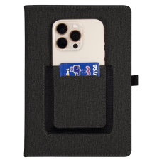Ежедневник  Smart Wallet Cambric  A5, черный, недатированный, в твердой обложке с поролоном