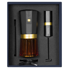 Набор подарочный Solution Prestige Duo (кофемолка, вспениватель для молока) Набор подарочный Solution Prestige Duo (кофемолка, вспениватель для молока)