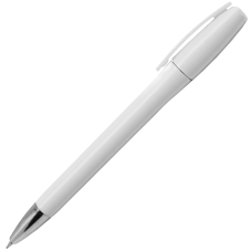 Ручка шариковая, пластиковая, белая/серебристая, Liva Ручка шариковая, пластиковая, белая/серебристая, Liva