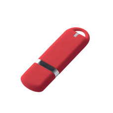 Флеш накопитель USB 2.0 Memo 32GB, пластик Софт Тач, красный/красный Флеш накопитель USB 2.0 Memo 32GB, пластик Софт Тач, красный/красный