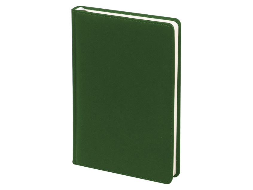 Ежедневник Classic Soft А5, зеленый, недатированный, в твердой обложке