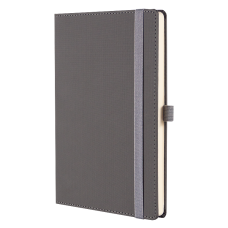 Ежедневник Alfa Note Pasu А5, серый/серый,  недатированный, в твердой обложке