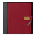 Ежедневник в суперобложке Country Alfa Mocco Business Edition B5, полутвердый, бордовый с золотом
