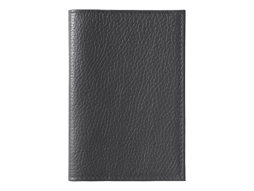 Обложка для автодокументов Leather Sky Flotter Sun из натуральной кожи, темно-серая 402С