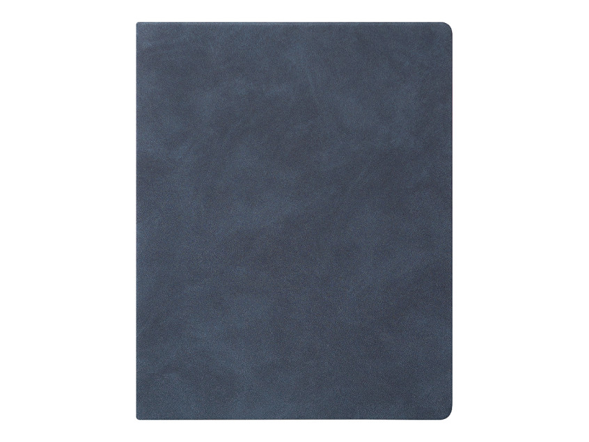 Еженедельник Urban Suede A4, синий, недатированный, в полугибкой обложке