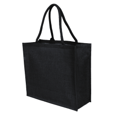 Сумка из джута Caravan Jute, размер 36*40*21 см, черный