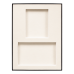 Коробка подарочная, размер 24*17,5*3 см, Solution Superior Linen, черная, бежевый ложемент под индивидуальную вырубку