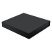Подарочная коробка, размер 29,7*28,0*4,5 см, Solution Prestige Magnum Soft Touch с магнитным клапаном под индивидуальную вырубку, черная, с черным ложементом