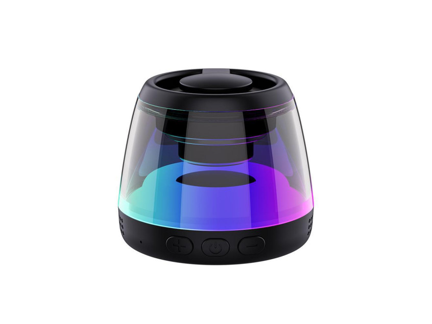 Колонка беспроводная MyTone Light  Magnet Sound, со светомузыкой, черная
