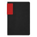 Ежедневник Flexy Star Sivilia Black Edition Color А5, черно-красный, недатированный ,в гибкой обложке