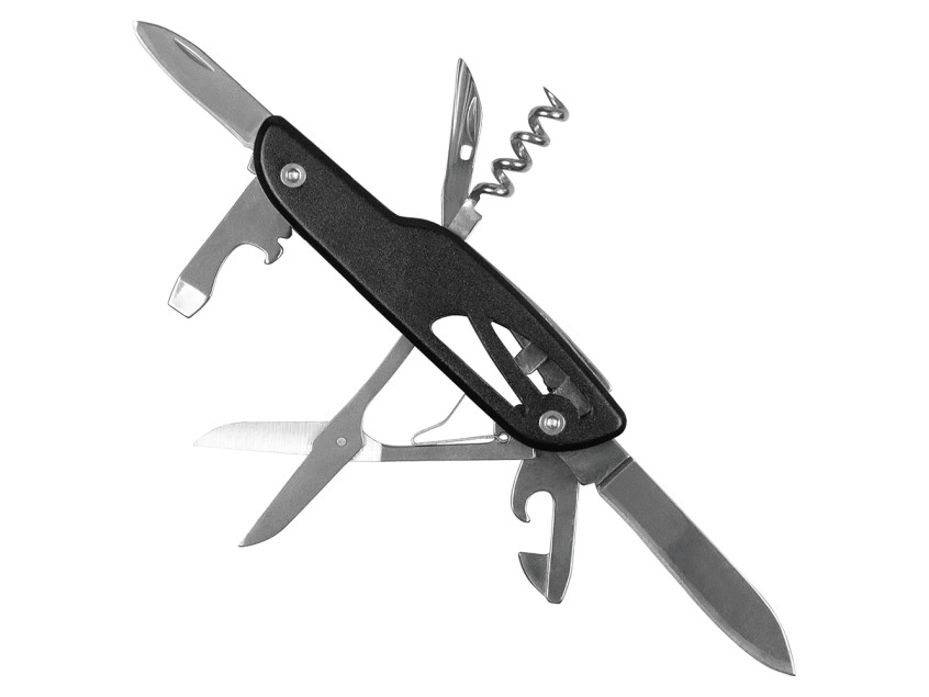 Нож складной многофункциональный  Tools Driver, 7 в 1, черный
