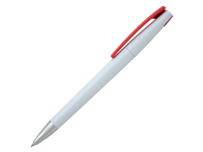 Ручка шариковая, пластиковая, белая/красная, Z-PEN