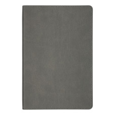 Ежедневник Flexy Latte Color А5, серый с серым срезом, недатированный, в гибкой обложке
