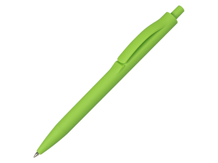 Ручка шариковая IGLA SOFT, пластиковая, софт-тач, салатовая