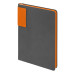 Ежедневник Flexy Star Sivilia Grey Edition Color А5 серо-желтый, недатированный в гибкой обложке