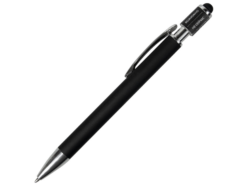 Ручка шариковая, Spinner Soft Touch Requis, черная