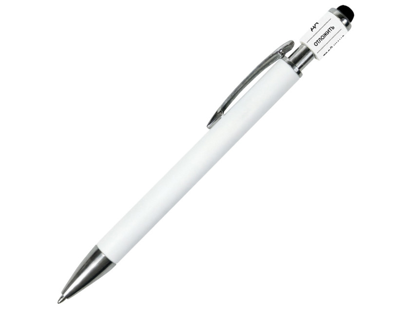 Ручка шариковая, Spinner Soft Touch Requis, белая