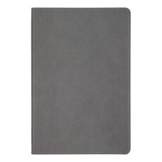 Ежедневник Flexy Latte Color А5, серый с салатовым срезом и салатовым форзацем, недатированный, в гибкой обложке