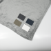 Шеврон Rectangle Cowhide размер 50*70 мм, белый, со скругленными углами