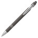 Ручка шариковая, Star Soft Touch Shiny Silver Requis, темно-серая