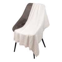 Плед Fado вязаный, бежевый (без подарочной коробки)