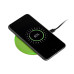 Беспроводное зарядное устройство с подсветкой 15W Аурис (Auris), салатовое