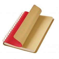 Подарочный набор Vista, красный (ежедневник, ручка, зарядная станция)