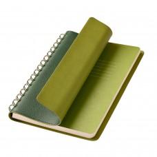 Подарочный набор Vista, зеленый (ежедневник, ручка, зарядная станция)