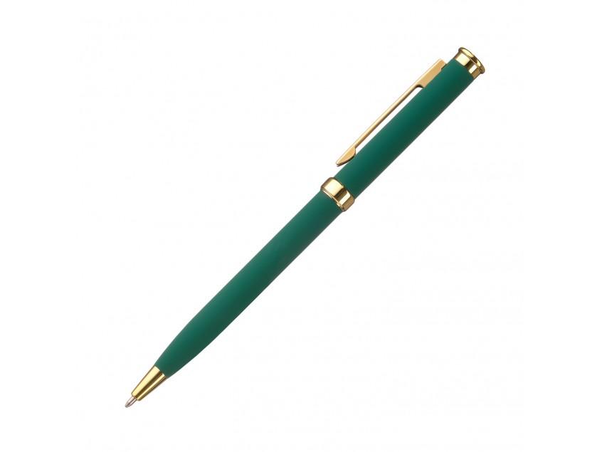Шариковая ручка Benua, зеленая/позолота