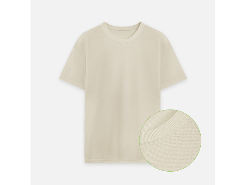 Футболка унисекс премиум AURA, бежевый