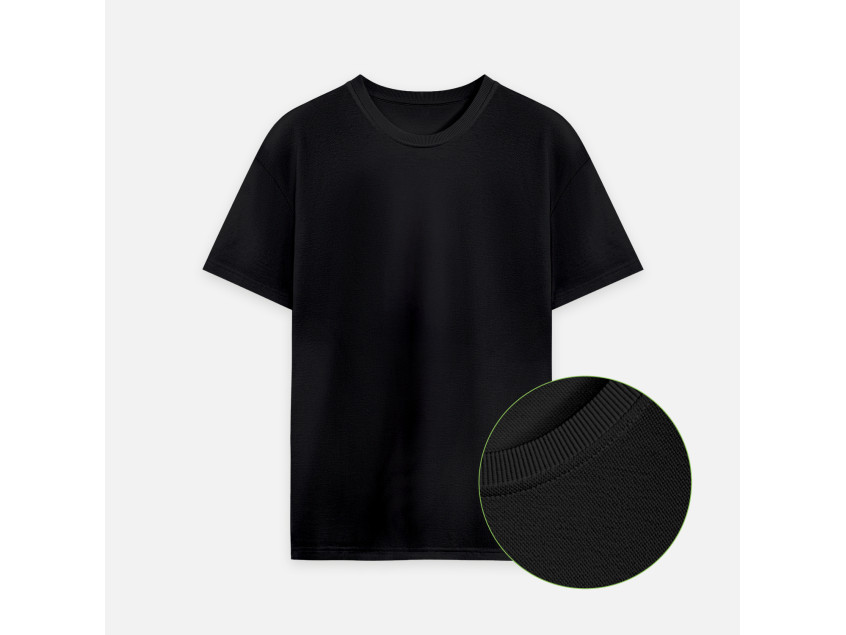 Футболка унисекс премиум AURA, черный