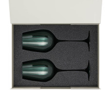 Подарочный набор 2 бокала для вина Capri в серой коробке