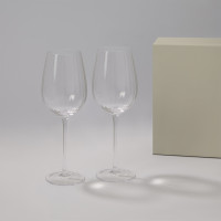 Подарочный набор 2 бокала для вина Blanche в серой коробке