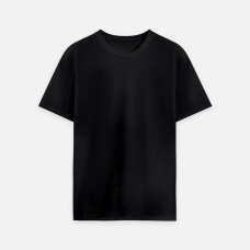 Футболка унисекс премиум AURA, 100% хлопок 200гр. черный, размер 3XL/4XL