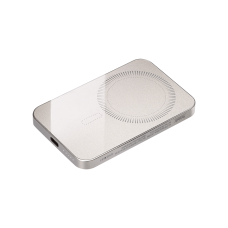 Внешний аккумулятор Artex PD 5000mAh с функцией беспроводной зарядки 15W, титановый
