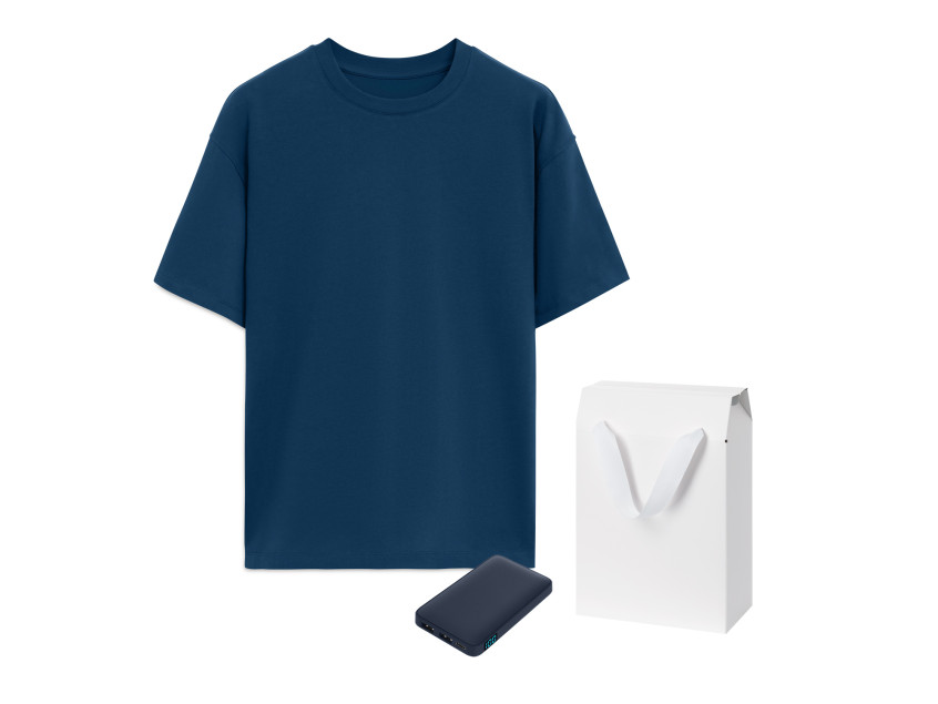 Набор с одеждой RUST (футболка, аккумулятор), синий, XL/2XL