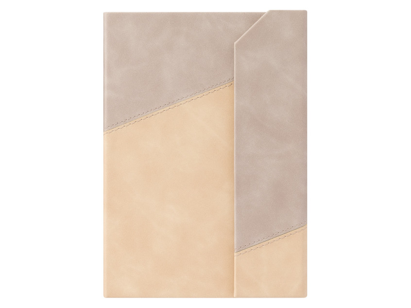Ежедневник B2Book Magnetic Medio Diagonal 1/2, бежевый