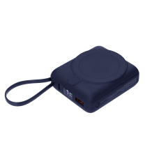 Внешний аккумулятор с подсветкой Ritter PD 10000mAh с функцией беспроводной зарядки 15W, синий