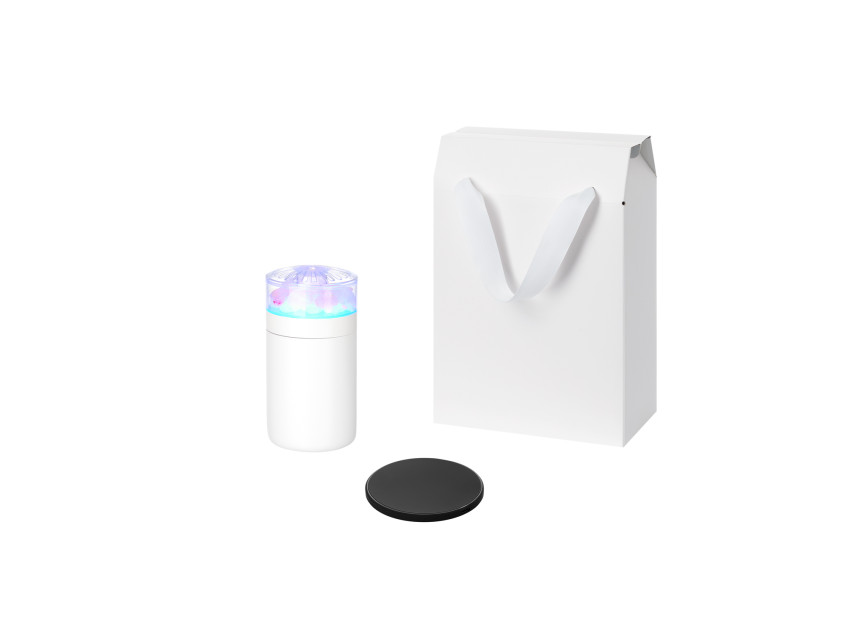 Подарочный набор Crystal, Auris, черный (увлажнитель воздуха, зарядное устройство)