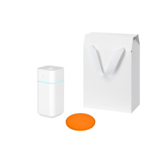 Подарочный набор Cloud NEO, Auris, оранжевый (увлажнитель воздуха, зарядное устройство)