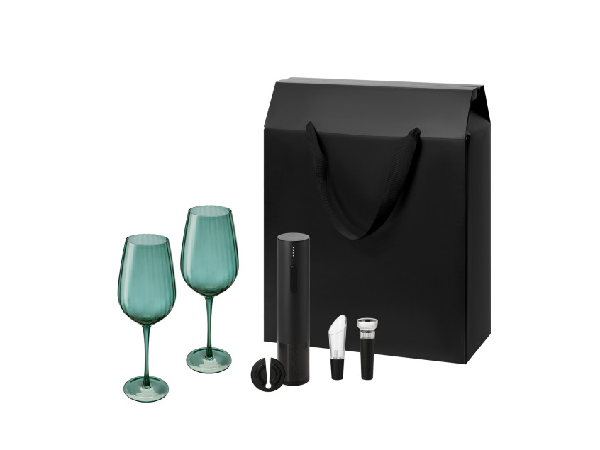 Подарочный набор Capri Sacramento (2 бокала + набор для вина)